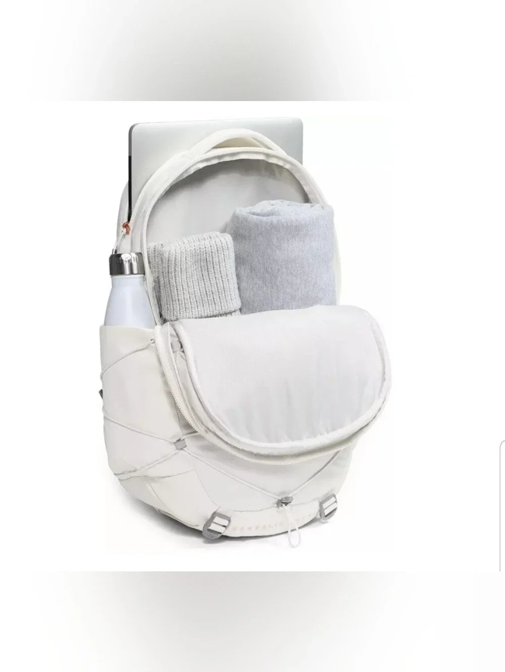 NEW! The North Face Borealis Luxe Backpack - Cream with Rose Gold Accents NWT
